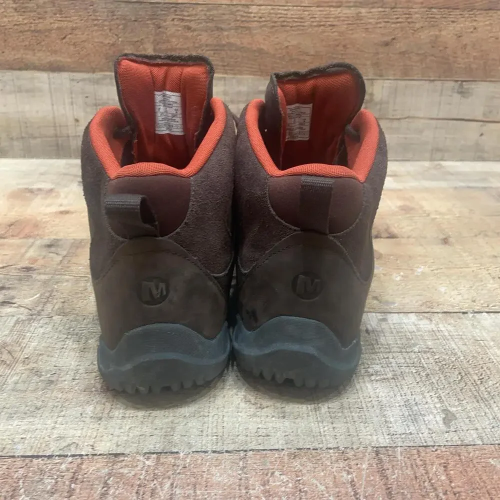 Merrell Boots Mens Size 13 Brown Nubuck Chukka Ankle Hiking Outdoor